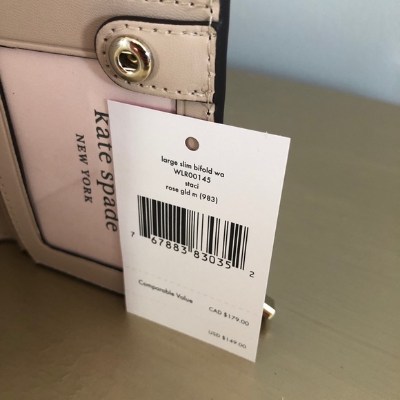 KATE♠️SPADE Staci Colorblock MD Satchel + Wallet - Picture 10 of 10